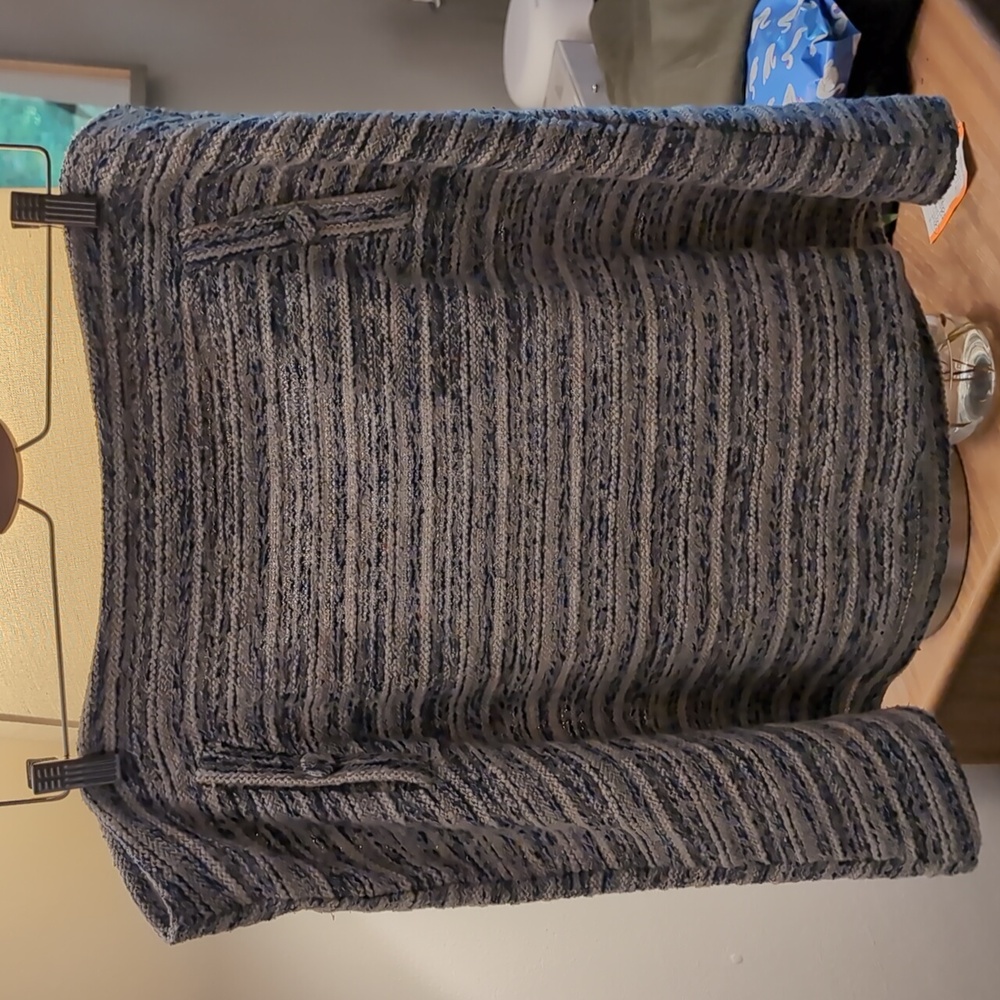 Loft PLUS Confetti Speckled tweed skirt with pockets! EUC!